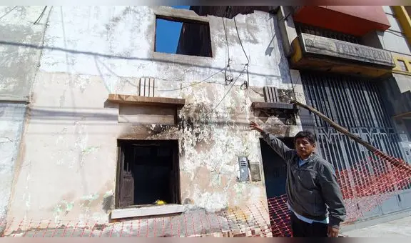 Tres familias pierden todo tras voraz incendio en Lambayeque: hidrante en exterior del inmueble no funcionaba