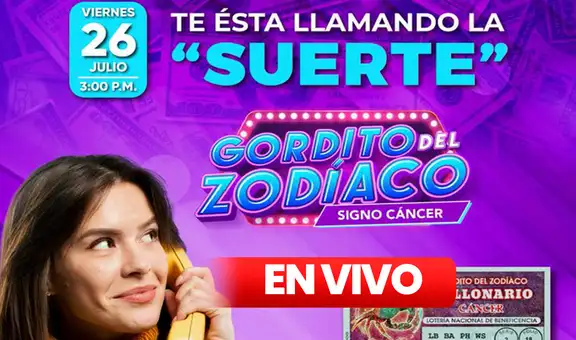 Lotería Nacional de Panamá EN VIVO: resultados del Gordito del Zodiaco HOY, 26 de julio, vía Telemetro