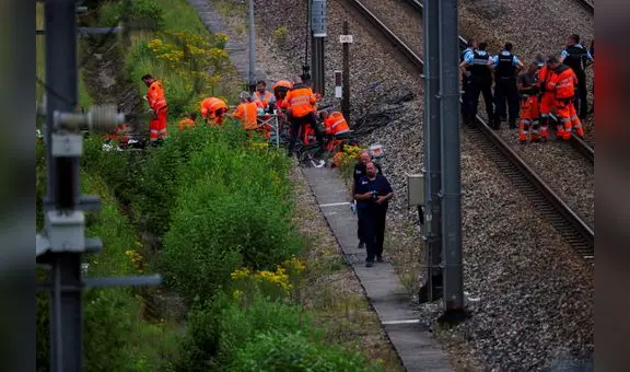 "Ataque masivo" a líneas ferroviarias de París afecta a 800.000 pasajeros previo a inauguración de Juegos Olímpicos 2024