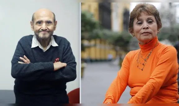 Edgar Vivar sorprende a Irma Maury dándole un beso