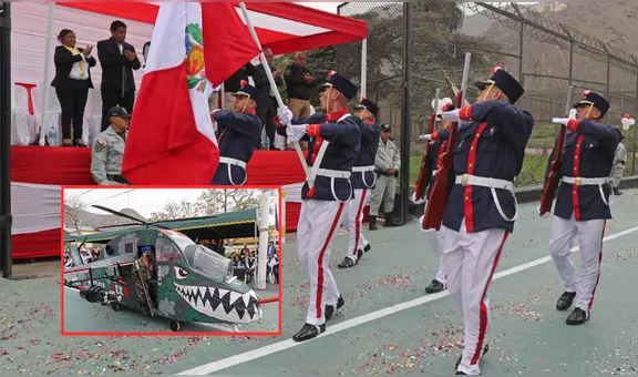 Celebración del Desfile Militar con 'armas de guerra' en penal Lurigancho y Pabellón 15 se corona ganador