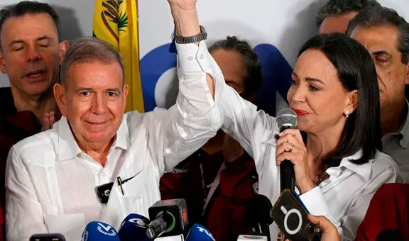 María Corina Machado: "Venezuela tiene nuevo presidente electo y es Edmundo González Urrutia"