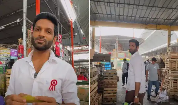 Extranjero visita Mercado Mayorista de Frutas y queda asombrado: "Bien diseñado, lo veo ordenado"