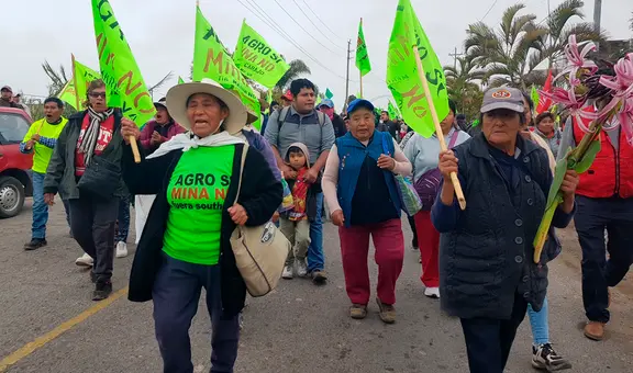 Evalúan nuevo paro indefinido por respaldo de Dina Boluarte a Tía María: “Ella nos prometió que no apoyaría esa obra”