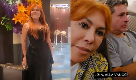 Magaly Medina emociona a sus fans al anunciar su retorno al Perú con Alfredo Zambrano: “¡Lima, allá vamos!”