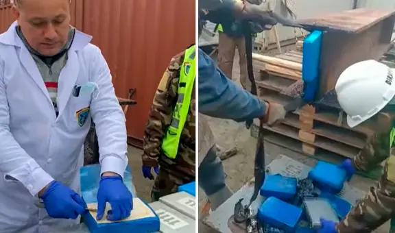 Más de 700 kilos de cocaína iban a ser enviados por mar a México en un contenedor de chatarra desde el Callao