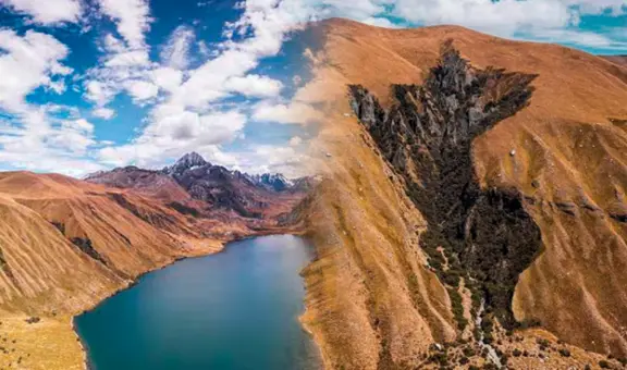 La montaña de Huaraz que asombra al mundo con su peculiar mapa del Perú: silueta se formó de manera natural