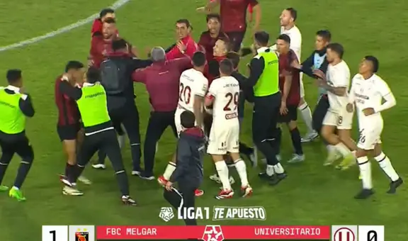 Revelan que Universitario sufrió 4 expulsiones tras la batalla campal con jugadores de Melgar