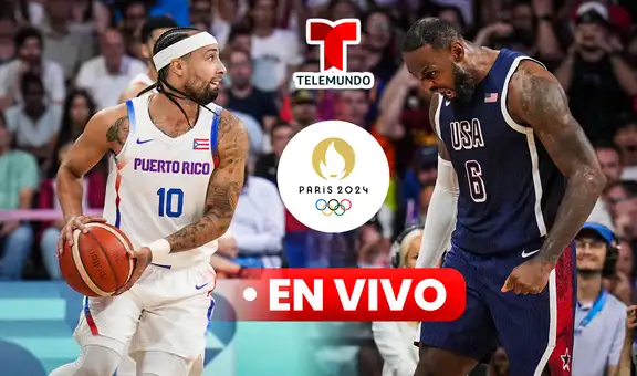 [Telemundo] Puerto Rico vs. Estados Unidos baloncesto EN VIVO: hora y dónde ver el juego por las Olimpiadas París 2024