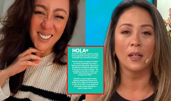 Cathy Sáenz revela que padece de cáncer de mama: "Ahora toca radioterapias"
