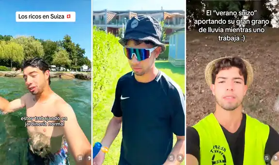 Joven en Suiza impresionado por el trato que recibe de sus empleadores: “Tienen mucha plata y son tan sencillos”