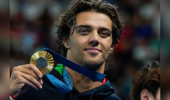 El insólito motivo por el que Thomas Ceccon, nadador campeón de oro en París 2024, terminó durmiendo en un parque