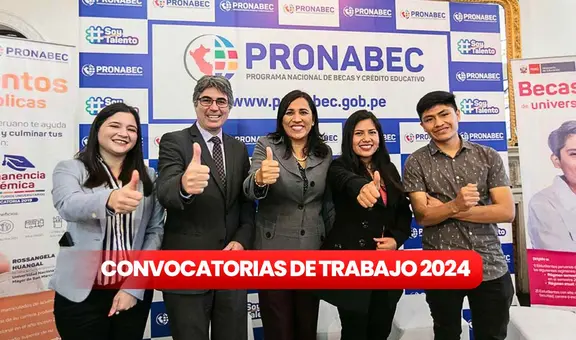 Pronabec lanza convocatoria de trabajo con sueldos hasta S/8.000 en Lima: conoce cómo postular