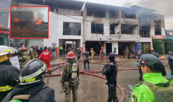 Villa El Salvador: incendio en carpinterías del Parque Industrial deja 1 muerto