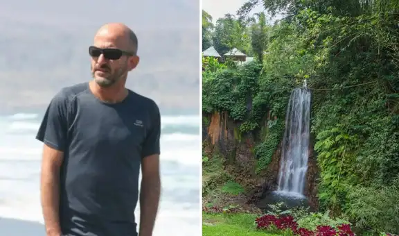 Hombre muere tras caer desde una cascada de 25 metros en Bali: intentaba tomarse una selfie