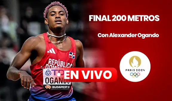 Final 200 metros París 2024 con Alexander Ogando EN VIVO, Antena 7: ¿a qué hora corre el dominicano en Juegos Olímpicos?