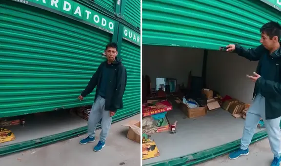 Peruano compró almacén de REMATE por S/300 en Chorrillos y se llevó gran sorpresa: "Todo se vende"