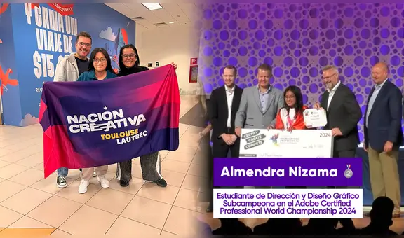 La estudiante peruana que representó a toda América en Campeonato Mundial de Diseño de Adobe en Estados Unidos