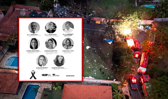 Tragedia en Brasil: caída de avión en Sao Paulo deja 15 médicos muertos