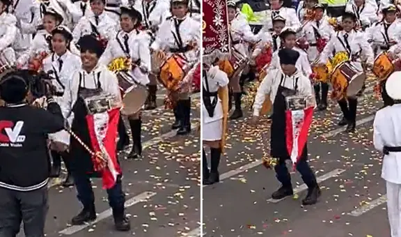 Peruano se roba el show como guaripolero en desfile y dicen: “Huaycán ya tiene competencia”