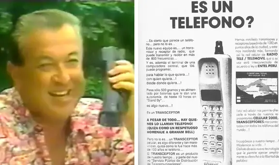 Pesaba medio kilo y no entraba en el bolsillo: este fue el insólito precio del primer celular en el Perú