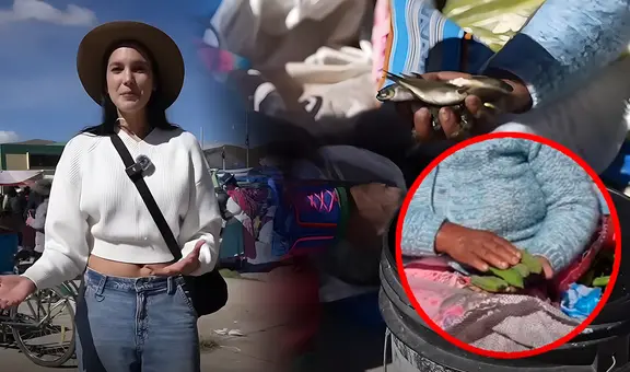 Turista conoce por primera vez MERCADO DE TRUEQUES en Puno y queda impactada con productos andinos: "Está bastante curioso, me encantó"