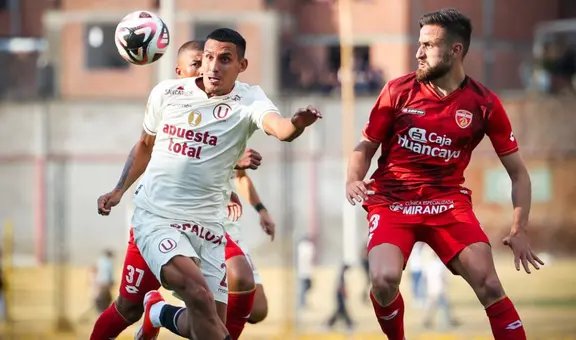 Universitario rescató un empate ante Sport Huancayo en la Incontrastable