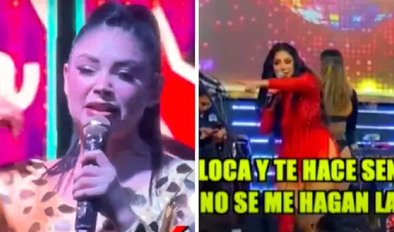 Pamela Franco lanza fuerte mensaje a quienes la critican por subirse al escenario en estado de ebriedad