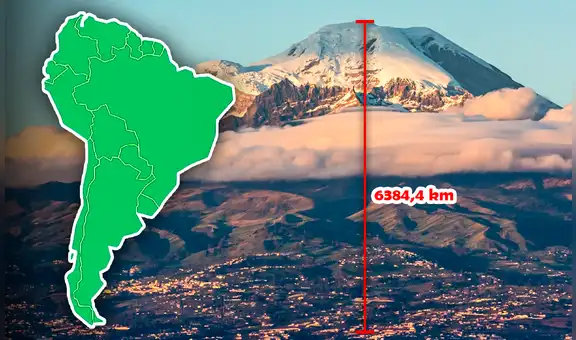 La 'montaña' de América Latina que supera al Everest desde el centro de la Tierra: el punto más cerca al Sol
