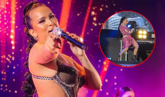 Daniela Darcourt se une al trend ‘Son de amores’ en pleno concierto y dicen: “El público la ama”