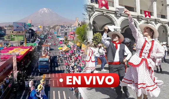 Aniversario de Arequipa 2024 EN VIVO: con tradicional Entrada de Ccapo inician vísperas de la Ciudad Blanca