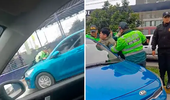 Chorrillos: conductor escapa de intervención y arrastra a policía sobre el capot de su vehículo