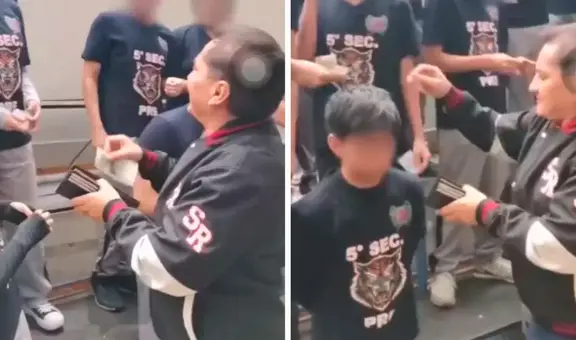 Difunden video de alcalde de Comas regalando dinero a estudiantes como 'premio' por ingresar a la universidad