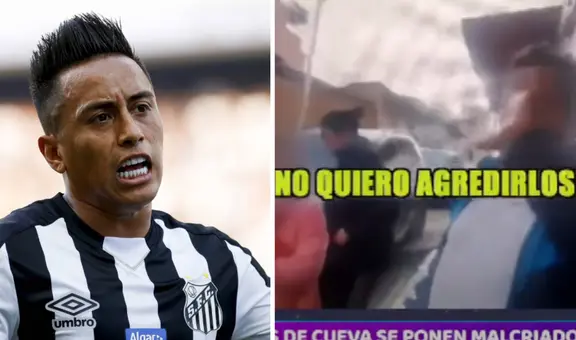 Amigos de Christian Cueva AGREDEN a reportero de 'Magaly TV, la firme' por intentar grabar al futbolista: "Matones"