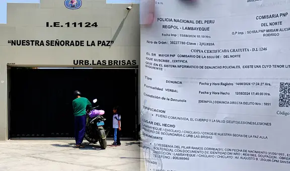 Bullying en Chiclayo: escolar agrede a su compañero dentro de aula, pero profesor no hizo nada para impedirlo