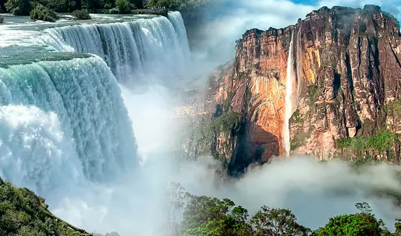 El salto de agua más alto del mundo está en Sudamérica: supera 15 veces a las cataratas del Niágara