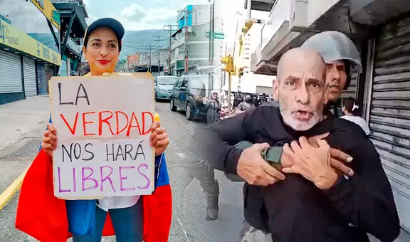 Guardia Nacional de Venezuela reprime con lacrimógenas a manifestantes en Maracay: "No me toque, somos prensa"