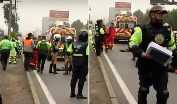 Fatal accidente de tránsito en la Panamericana Sur: motociclista fallece tras impacto de vehículo