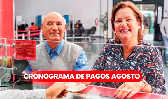 Cronograma de pagos en Banco de la Nación (agosto): fechas para cobrar sueldos y pensiones