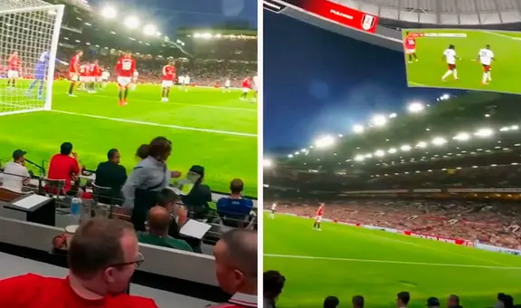 Restaurante instala pantalla gigante para que sus clientes vean el fútbol como si estuvieran en el estadio