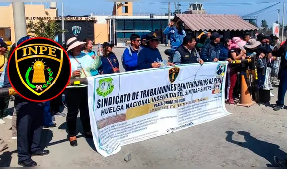 Trabajadores del INPE anuncian restricciones en penales de forma indefinida debido a huelga nacional
