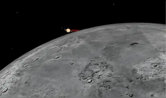 La 'colisión' de Saturno y la Luna, MIRA EN VIVO como se vio el evento a través del IGP