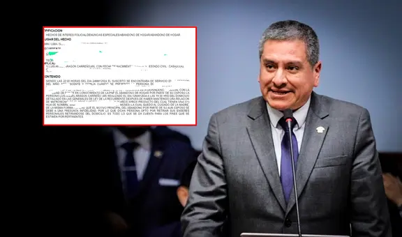 Esposa de Luis Aragón lo denunció por abandono de hogar: acusó al congresista de presunta infidelidad