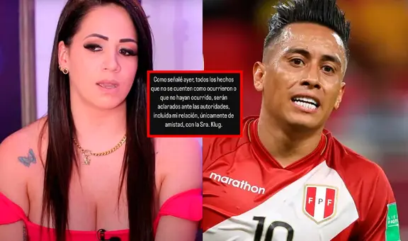 Christian Cueva NIEGA haber tenido romance con Melissa Klug: "Fue una relación únicamente de amistad"