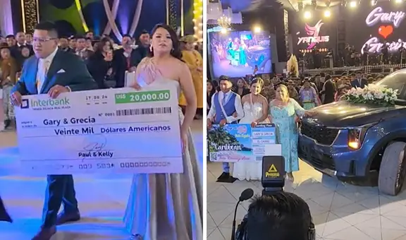 ¡La boda del año! Novios de Juliaca recibieron $20,000, viaje al Caribe y auto nuevo como regalo