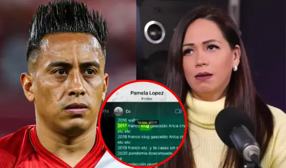 Christian Cueva ADMITE relación con Melissa Klug en NUEVO CHAT expuesto por Pamela López