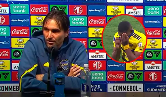 DT de Boca Juniors respaldó a Advíncula tras su roja: "Lo que hay que hacer es abrazarlo y acompañarlo"