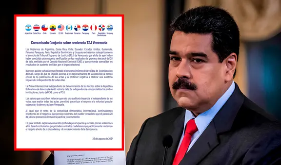 Gobiernos de América rechazan "categóricamente" el fallo del TSJ que consuma el fraude de Maduro