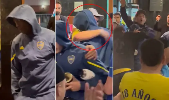 Luis Advíncula tuvo emotivo recibimiento de hinchas tras expulsión y eliminación de Boca Juniors en la Sudamericana