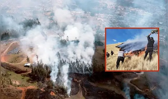 Ola de incendios forestales se registra en regiones del Perú: reportan el primer fallecido en Cusco